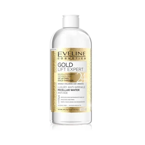 Eveline Cosmetics Gold Lift Expert čisticí micelární voda pro zralou pleť 500 ml