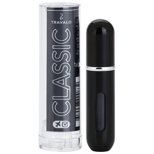 Travalo Classic Black plnitelný rozprašovač parfémů unisex Black 5 ml