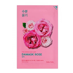 Holika Holika Pure Essence Damask Rose plátenná maska s hydratačným a revitalizačným účinkom 20 ml