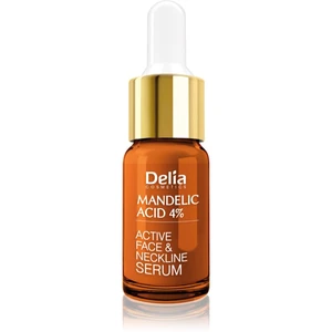 Delia Cosmetics Professional Face Care Mandelic Acid vyhladzujúce sérum s kyselinou mandľovou na tvár, krk a dekolt 10 ml