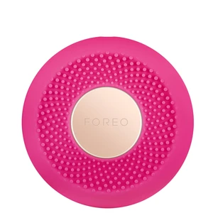 FOREO UFO™ Mini sonický prístroj pre urýchlenie účinku pleťovej masky cestovné balenie Fuchsia