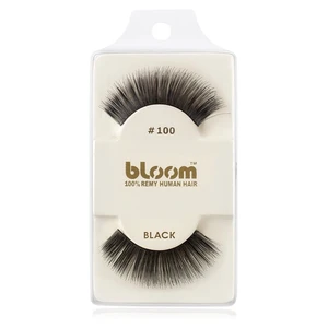 Bloom Natural nalepovací řasy z přírodních vlasů No. 100 (Black) 1 cm