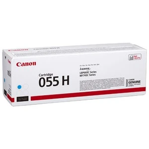 Canon originálny toner 055CH, cyan, 5900 str., 3019C002, high capacity, Canon MF742Cdw, MF744Cdw, MF746Cx, LBP663Cdw, LBP664Cx