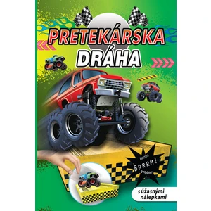 Pretekárska dráha s úžasnými nálepkami