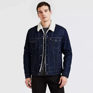 Levi's® Džínsová bunda Type III Sherpa 16365-0084 Tmavomodrá Regular Fit