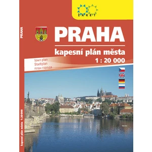 Praha kapesní plán města -- 1 : 20 000 [Mapa knižní]