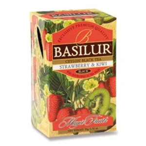 Čaj Basilur Magic Strawberry & Kiwi 20x2g