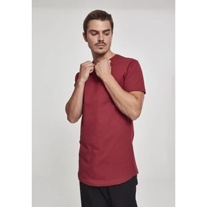 Shaped Long Tee burgundy