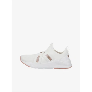 White Women's Slip on Sneakers Puma Wired Run Slipon - Women