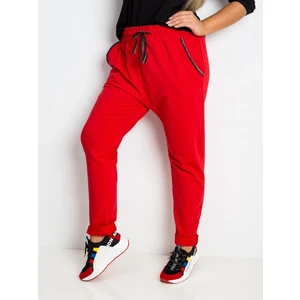 Savage red oversized pants