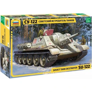 Zvezda Model Kit military Soviet tank Destroyer SU-122 1:35