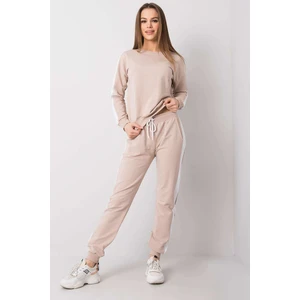 RUE PARIS Beige women´s tracksuit set