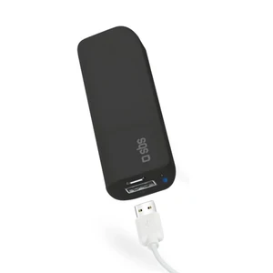 SBS külső akku - Power Bank 3000 mAh, fekete