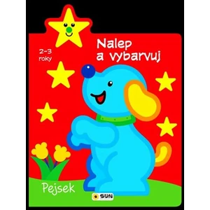 Nalep a vybarvuj Pejsek -- 2 - 3 roky [Papírenské zboží]