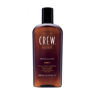 American Crew Hair & Body 3-IN-1 šampón, kondicionér a sprchový gél 3 v 1 pre mužov 450 ml