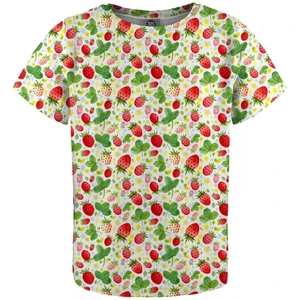 Mr. Gugu and Miss Go Strawberries Pattern Multi 4 - 6 anni Maglietta allegra e divertente