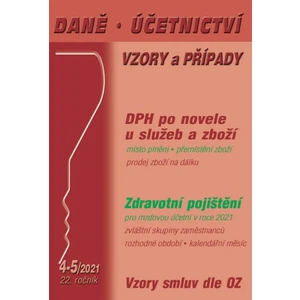 Daně, účetnictví, vzory a případy 4-5/2021 - Václav Benda