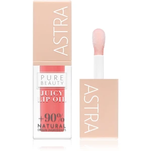 Astra Make-up Pure Beauty vyživujúci lesk na pery odtieň 01 Peach 5 ml