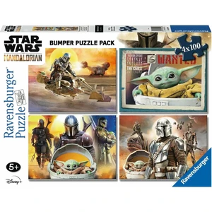 Ravensburger Puzzle Mandalorian 4 x 100 dílků