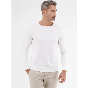 White men's basic T-shirt LERROS - Men