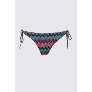 Trendyol Striped Bright Lace Low Waist Bikini bottom