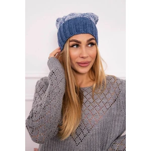 Cap with fleece jeans Paryż K213