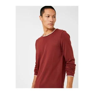 Koton Sweater - Burgundy - Regular fit