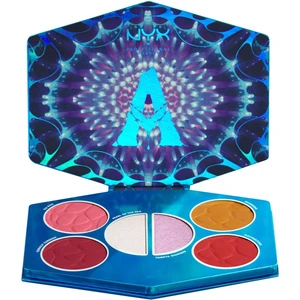 NYX Professional Makeup Limited Edition Avatar Pandoran Paradise Palette paletka rozjasňovačů a tvářenek 6x3,2 g