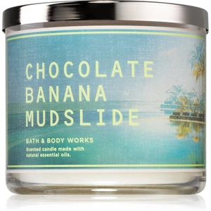 Bath & Body Works Chocolate Banana Mudslide vonná svíčka 411 g