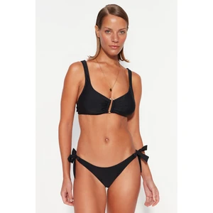 Trendyol Bikini Top - Black - Plain