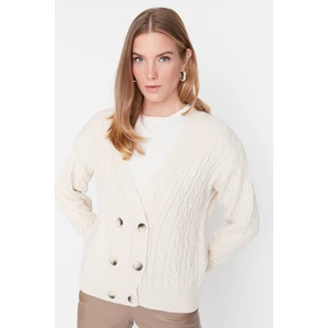 Trendyol Cardigan - Beige - Regular fit