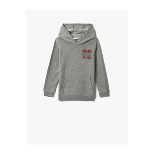 Koton Sweatshirt - Gray - Relaxed fit