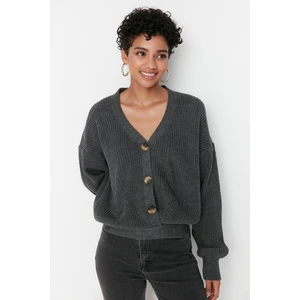 Trendyol Cardigan - Gray - Regular fit