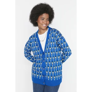 Trendyol Cardigan - Blue - Regular fit