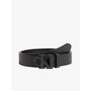 Black Men's Leather Belt Calvin Klein Jeans - Men's