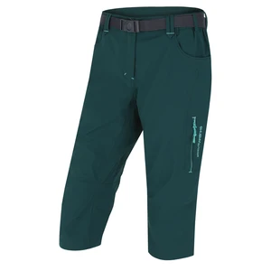 Women's 3/4 trousers HUSKY Klery L dk. putting green