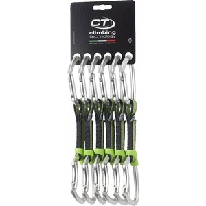 Climbing Technology Lime Set NY Expreska Plný rovný/Plný prehnutý Silver 12.0 Horolezecká karabína