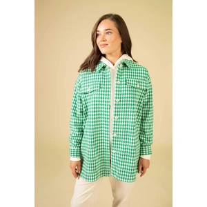 DEFACTO Regular Fit Plaid Long Sleeve Tunic