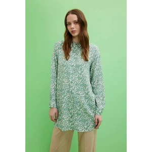 DEFACTO Regular Fit Animal Patterned Long Sleeve Tunic