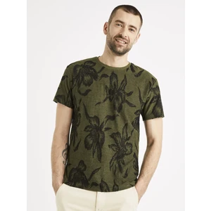 Celio Patterned T-shirt Tesponge - Men's