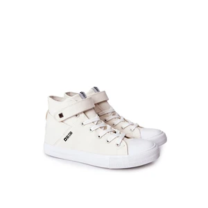 High Sneakers Tied Big Star FF174140 White