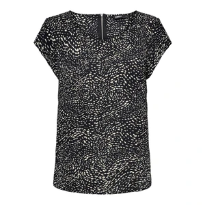 ONLY Dámska blúzka ONLVIC 15161116 Regular Fit 15161116 Black BLURRY DOT 36