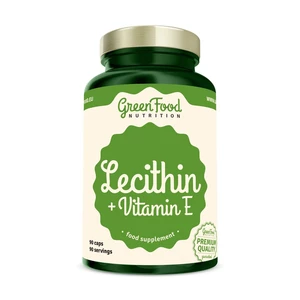 GREENFOOD NUTRITION Lecitín + vitamín E 60 kapsúl
