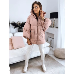 Women's quilted jacket PARIMA pink Dstreet