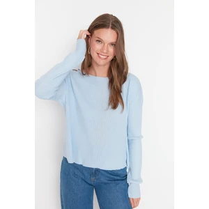 Trendyol Sweater - Blue - Regular fit