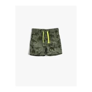 Koton Shorts - Khaki - Normal Waist