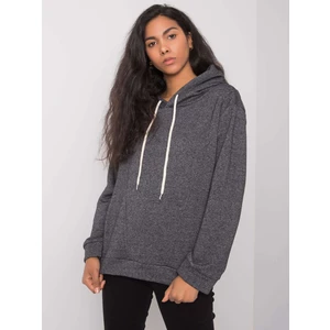 Women's dark gray hoodie