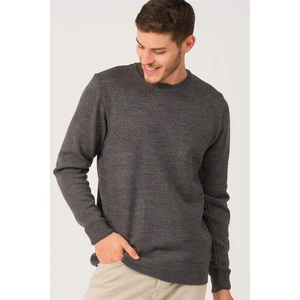 V0213 DEWBERRY MEN'S SWEATER-SMOKED