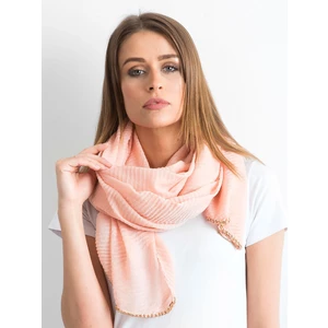 Peach chain scarf