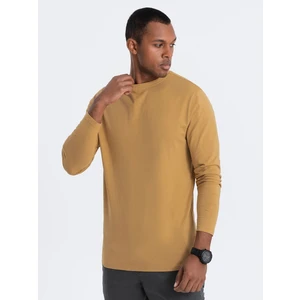 Ombre Men's unprinted longsleeve - mustard